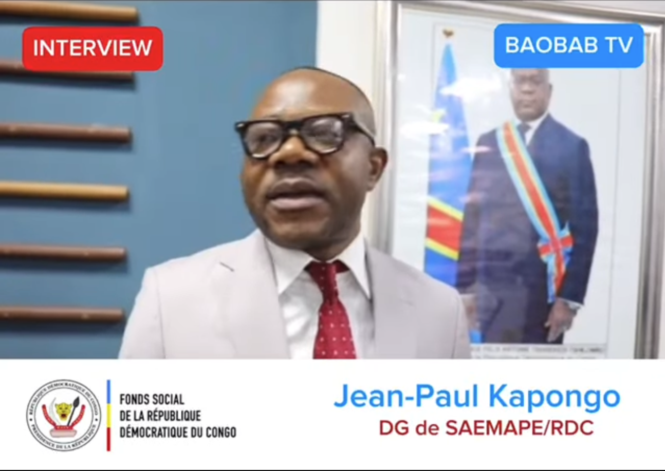 INTERVIEW EXCLUSIVE – Jean-Paul KAPONGO, Directeur Général de SAEMAPE